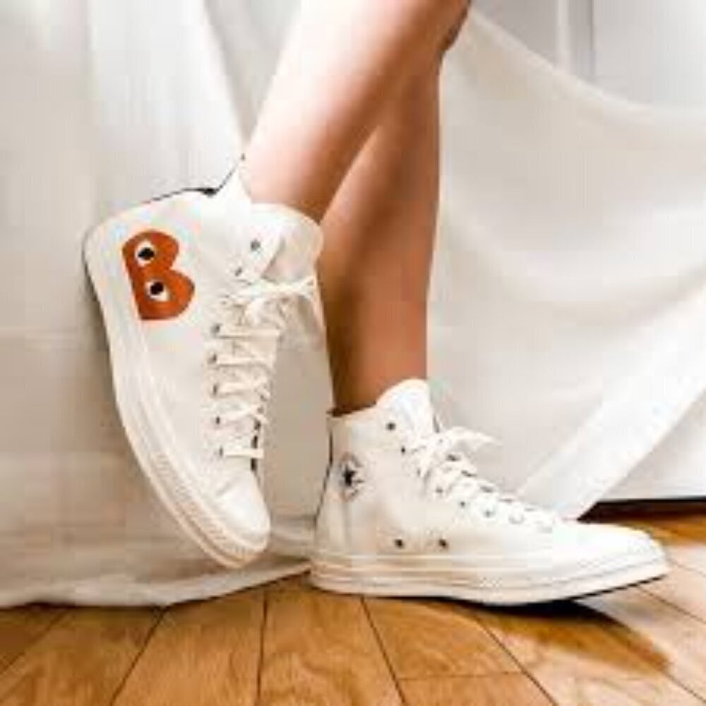 Converse X Comme Des Garçons Women High-Top Sneakers Size 7